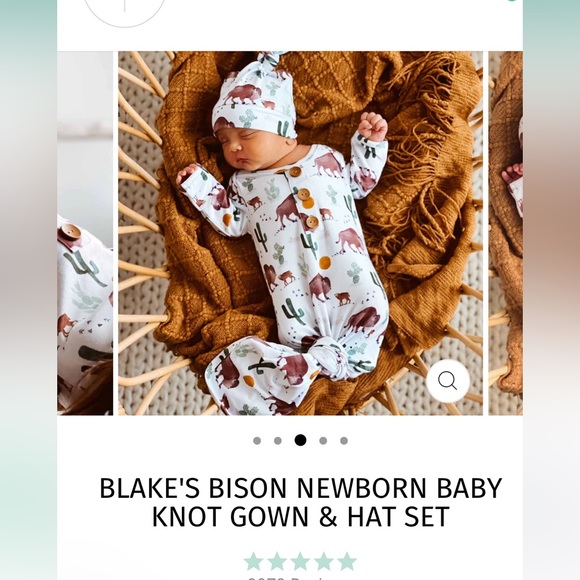 ISO Caden lane knot gown - bison - Picture 1 of 1